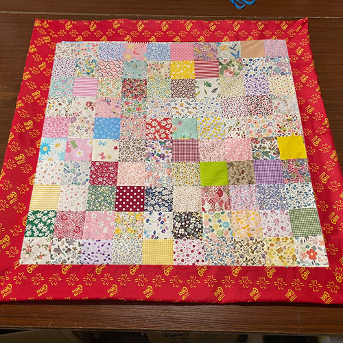 纯棉百家被布料材料包送大礼包