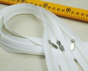 棉布头布*拼布手工DIY百家被套工具配件双头长拉链100cm长