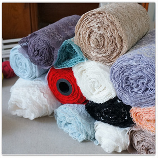 娃娃礼服材料 内衣装 发饰装 旧衣改造 饰超宽蕾丝花边 饰 手工DIY