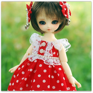 图纸 非成品 无教程 diy棉布零布头手工制作6分娃娃衣服洋装纸样