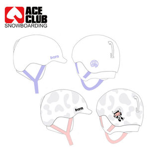 ACE雪具W23 BERN单板滑雪头盔亚版女护具美国防撞定制款雪盔Muse