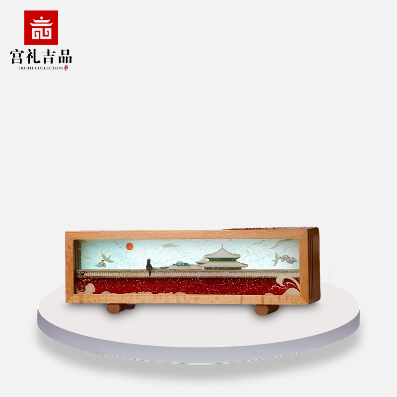 上新了故宫小夜灯木质拍拍灯