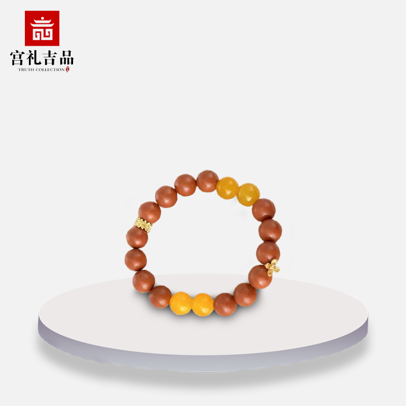 戚龙珠灵珠富桂双全沉香手串