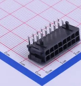 430451600 弯插,P=3mm 线对板针座