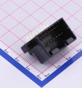 174053-2 弯插,P=2.5mm 线对板针座