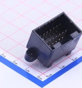 174975-2 插件,P=2.5mm 线对板针座