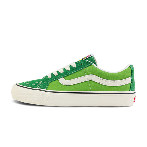 VANS男系带牛油果色帆布鞋