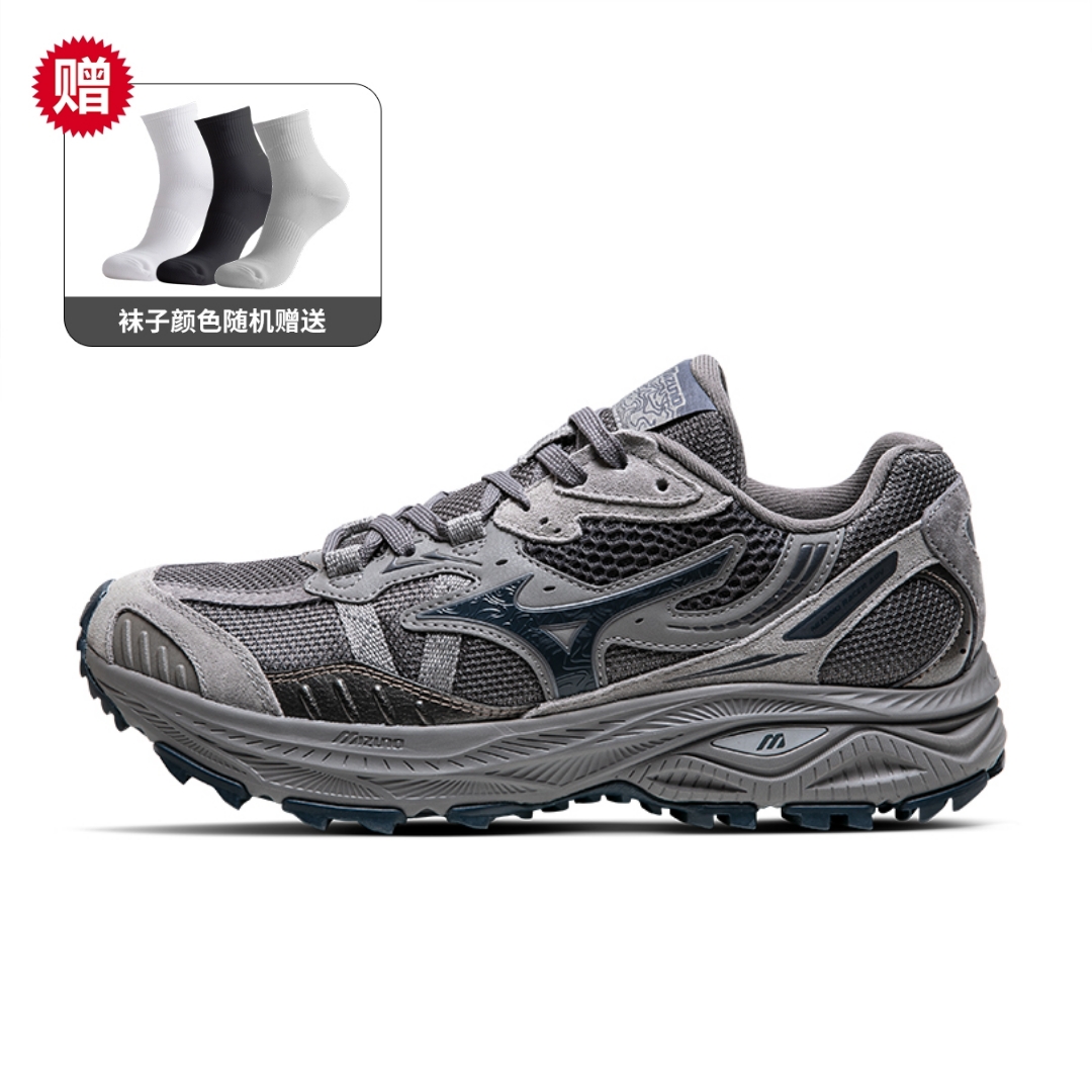 Mizuno美津浓官方男鞋 RACER ADV 户外山系复古减震跑步鞋轻野鞋