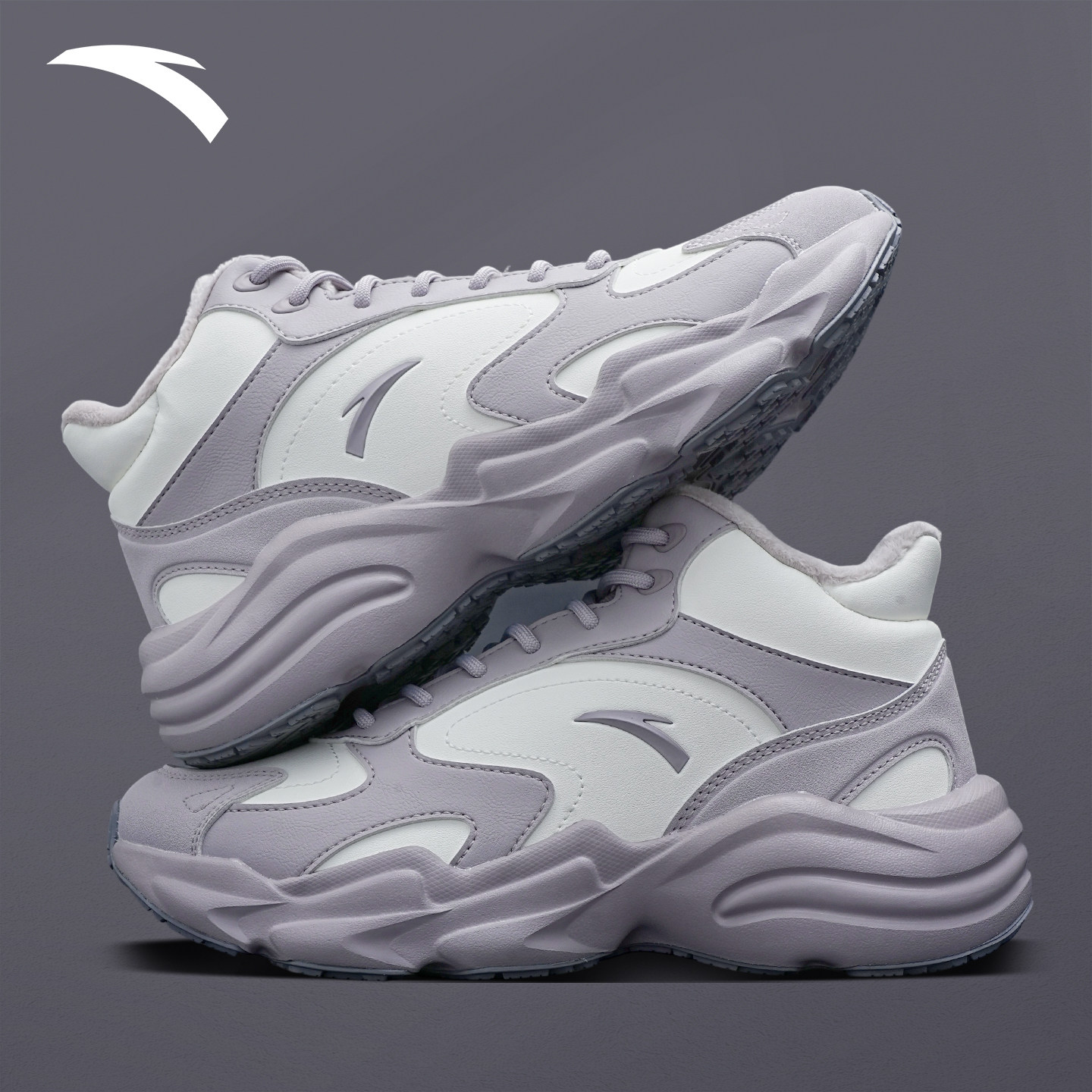 安踏行者高帮大棉鞋女鞋加绒保暖冬季鞋百搭运动鞋厚底增高休闲鞋,运动鞋new,运动休闲鞋,淘宝优惠券,粉丝福利购,淘宝优惠卷