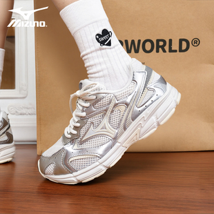 缓震休闲舒适 运动鞋 Mizuno美津浓SPEED 2K男女通用千禧复古跑步鞋