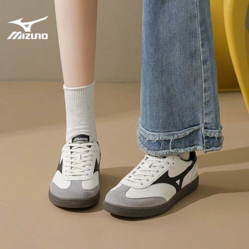 Mizuno 美津浓 CT 01 秋新款轻便运动休闲鞋复古薄底板鞋德训鞋