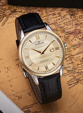 瑞士手表卡天龙Candino-休闲系列 C4640/2瑞士男士石英表