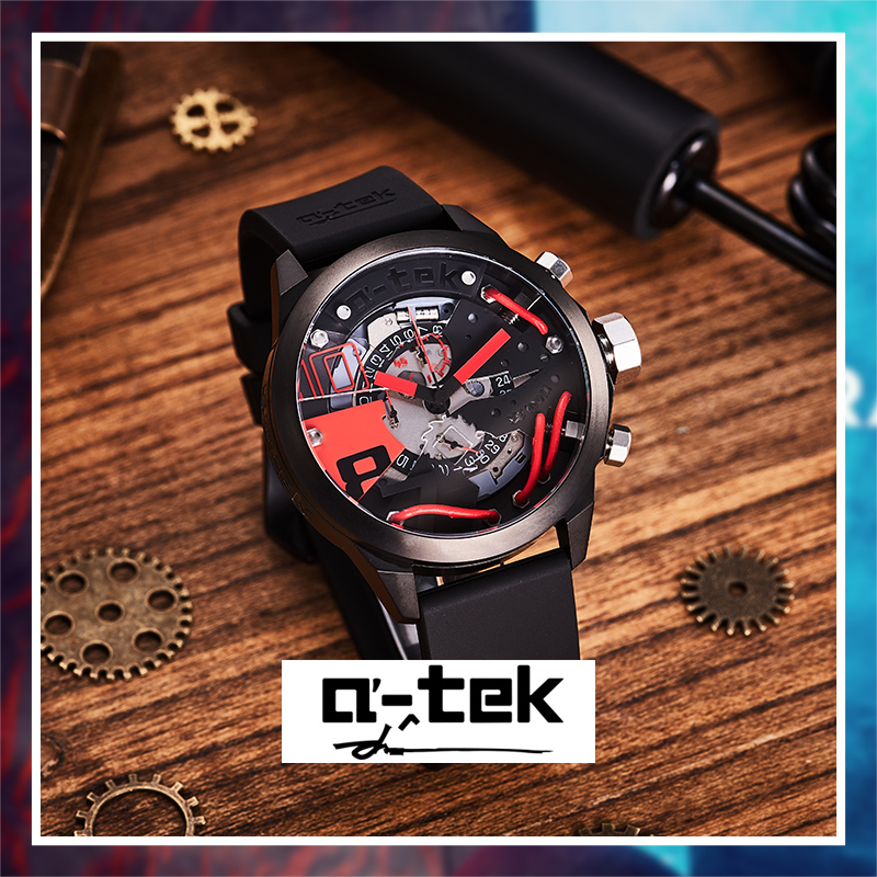 a-tek欧美运动男表石英款系列