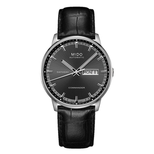 瑞士美度MIDO指挥官系列M016.430.16.061.80自动机械皮带男表