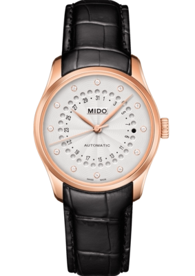 mido美度布鲁纳神秘之约女表皮带自动机械表m024.207.36.036.00