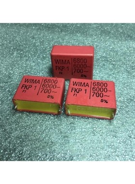 拆机 德国威马WIMA FKP1系列 6800PF6000VDC 发烧耦合无极电容