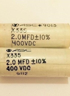 美国 ASC 901 2.0UF 400V DC 发烧耦合分频无极电容