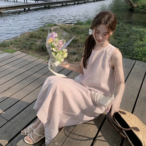 【新款】现货！花边背心小衫夏季法式套装裙 A23-165-控238图片