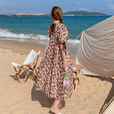 现货主推！2022夏季海边度假拍照ins超火沙滩连衣裙L62-P90-控138，女装连衣裙，浙宝125