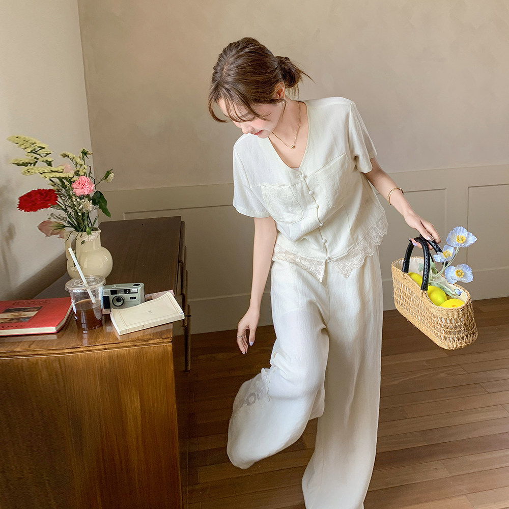 【新款】现货！夏季时尚减龄两件套2D003-A20-P155-控228，女装套装/套裙，浙宝125