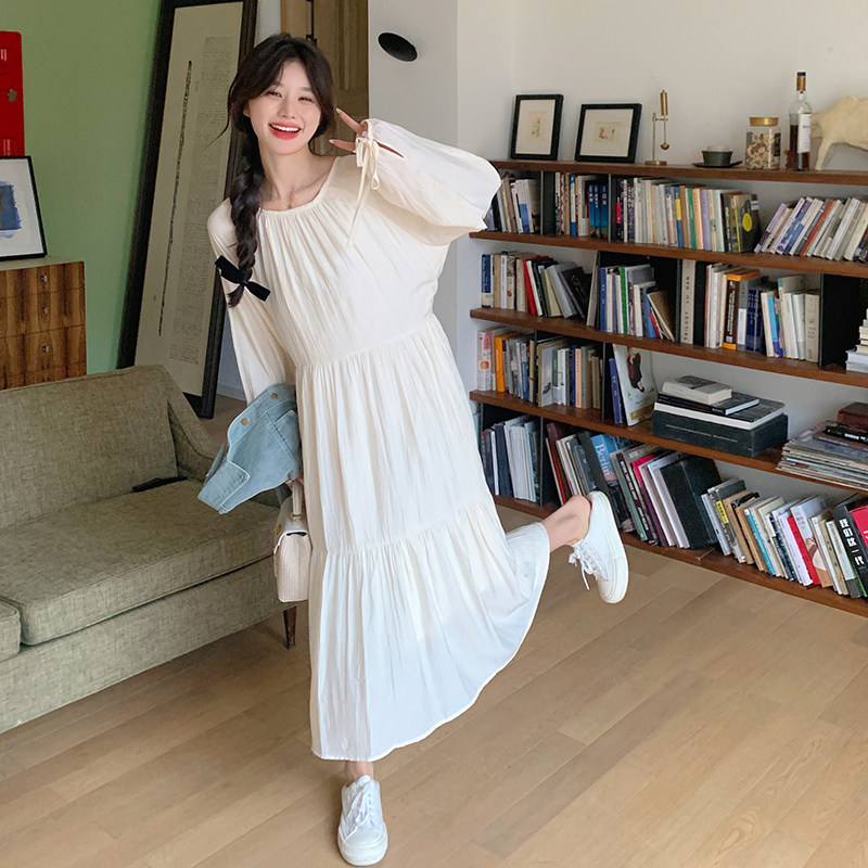 开春穿搭牛仔马甲白色连衣裙套装女春季2025新款甜美减龄两件套女,女装套装/套裙,浙宝125