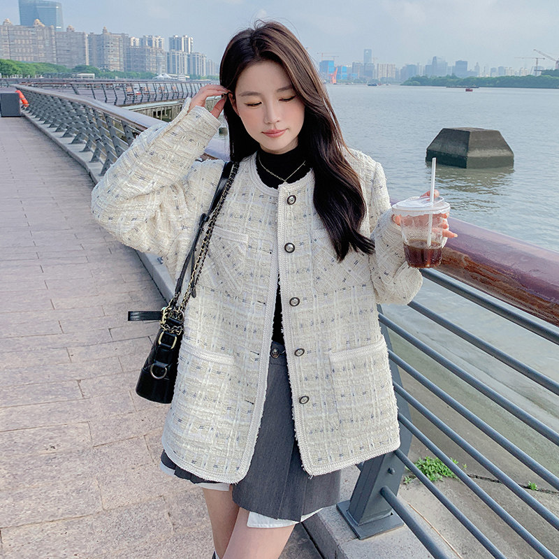 春装新款现货！2025气质小香风外套9215-P145-控198,女装短外套,浙宝125