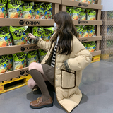 羽绒！大量现货！设计感撞色拼接羽绒服外套9101-P355-控468，女装羽绒服，浙宝125