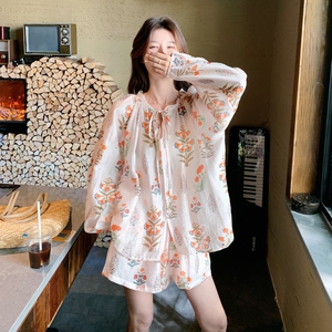 【新款】现货！复古印花防晒套装2D003-A71-P155控228图片