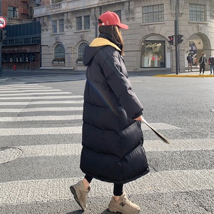 现货！新增长款！中戏艺考同款拼色连帽服外套9100-P185-控268,女装棉衣/棉服,浙宝125