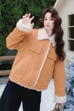 【新款】现货！125-A88加厚保暖羊羔毛外套P225控328，女装短外套，浙宝125