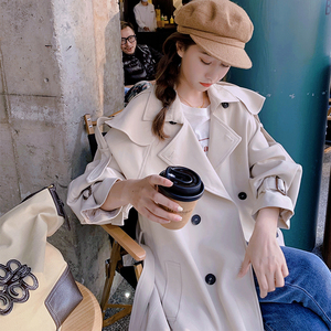 现货主推 ！有 2022春新款风衣外套F18-P145-控208,女装风衣,浙宝125