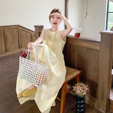 【新款】现货！茶歇气质减龄无袖连衣裙A19-P135-控198，女装连衣裙，浙宝125