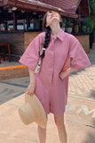 新款现货！粉色小个子工装气质女神范通勤连体裤9808-P105-控158，女装连体裤，浙宝125