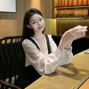 【新款】现货！设计感法式假两件连衣裙A16-P125-控178