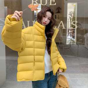 【新款】现货 125-A91 黄色 防风保暖羽绒服外套 P325控488图片
