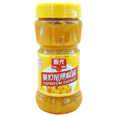 春光塑料瓶黄灯笼辣椒酱海南特产
