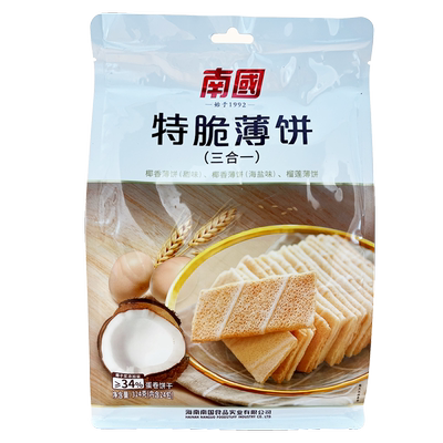 南国薄脆饼干多种口味选择