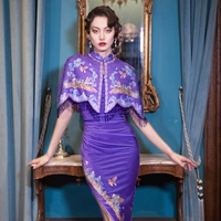 MagicQ Эксклюзивный оригинальный дизайн китайский и западный комбинированный таинственный фиолетовый стенд -ошейник в стиле барокко