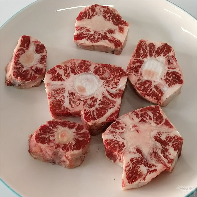 澳洲纯血纯种和牛牛尾500g精修去油奶香炖汤红烧进口整根原切