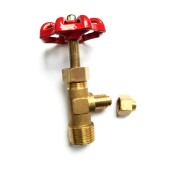 黄铜双叉阀 锅炉调节加厚铜球阀 热销锅炉灶具用油阀卡套针阀 爆款