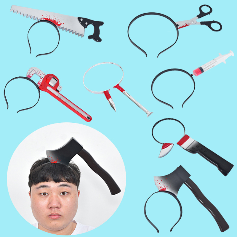 万圣节饰品化妆舞会假刀表演