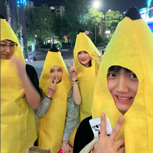 爱新奇大香蕉cos服装成人儿童