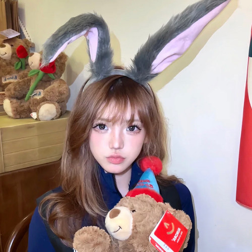 万圣节装扮头饰发箍饰品兔子耳朵