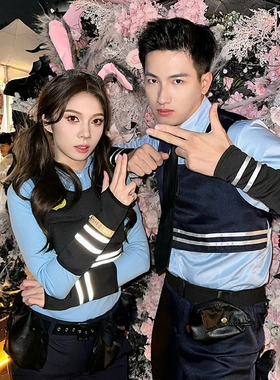 兔子警官衣服朱迪cosplay服万圣节服装男女装成人服饰香港警制服