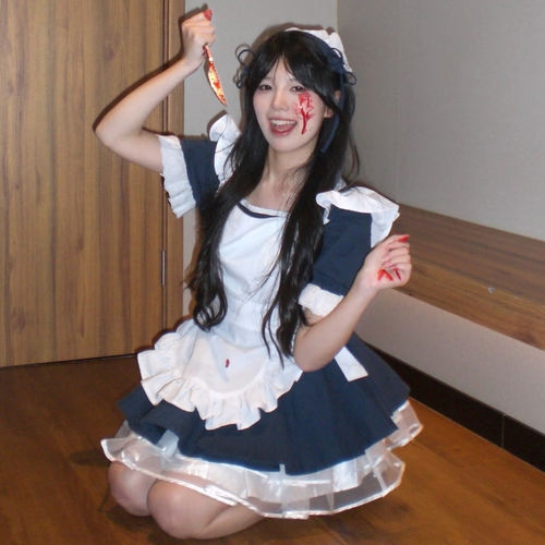 万圣节成人服装女仆装cos服角色扮演服饰装扮衣服洛丽塔连衣裙