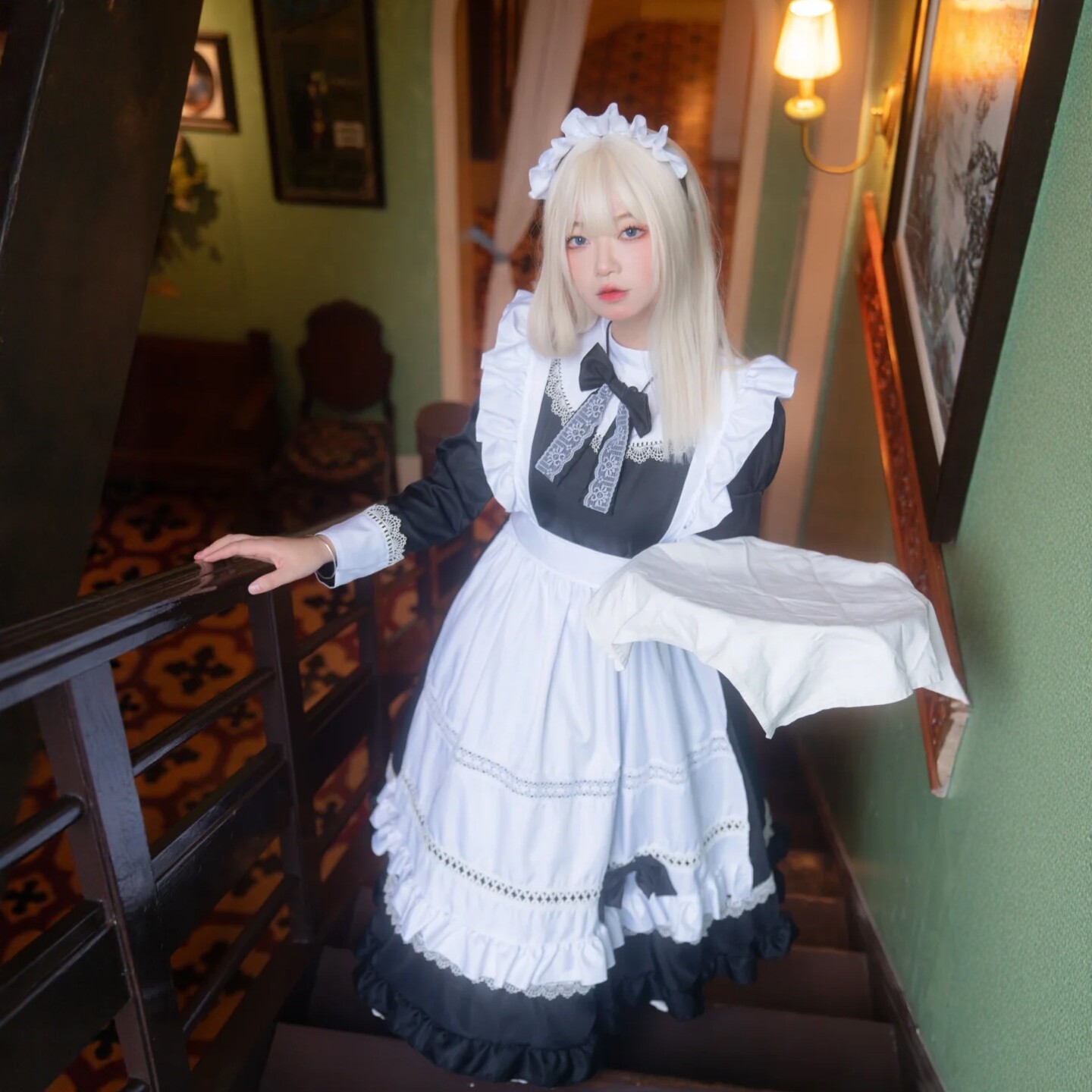 女仆服装万圣节成人cosplay可爱制服装扮活动角色扮演二次元佣人