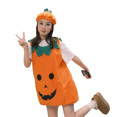 爱新奇万圣节服装成人南瓜饰