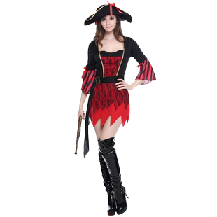 万圣节服装加勒比海盗cosplay服饰衣服女装扮成人角色扮演男大人