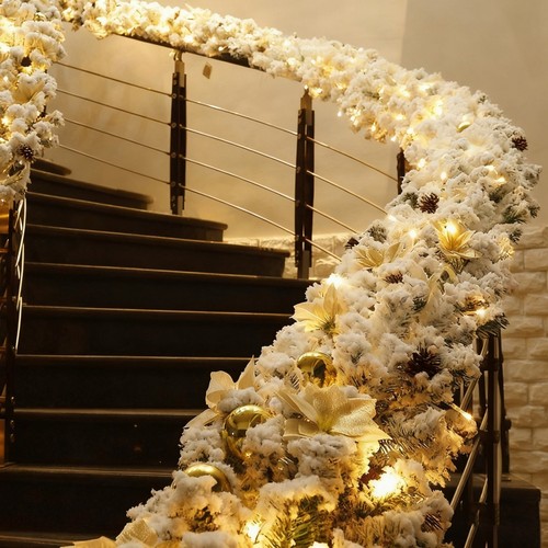 圣诞节装饰品仿真藤条桌面摆件门挂店铺餐桌挂件挂饰场景氛围布置