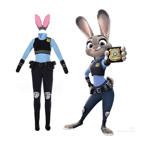 疯狂动物城同款兔子警官衣服